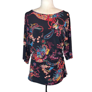 Bailey stretchy floral top